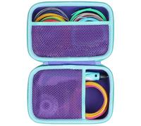 Lebakort Duro Viaggio Caso Custodia per SCRIB3D P1 Penna per Stampa 3D / MYNT3D Super Penna per Stampa 3D / 3Doodler Start+ Essentials Set di Penna per Stampa 3D (Viola+Verde menta)