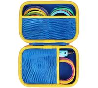 Lebakort Duro Viaggio Caso Custodia per SCRIB3D P1 Penna per Stampa 3D / MYNT3D Super Penna per Stampa 3D / 3Doodler Start+ Essentials Set di Penna per Stampa 3D (Blu+Giallo)