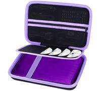 Lebakort Duro Viaggio Caso Custodia per YOTON 9,5" / YOOHOO 9,5" / NAVISKAUTO 10,5"/KCR 10,1'' / SUNPIN 10,5'' Lettore DVD Portatile(Nero + Viola)