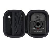 Lebakort Duro Viaggio Caso Custodia per Zoom Q2n-4K Handy Video Recorder | Custodia rigida, Protezione agli urti, Fornito con corda a mano, Facile da portare, Tasca per videoregistratore