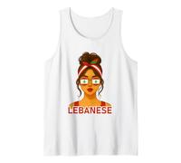 Lebanese Girl Lebanon Flag Lebanese Girlfriend Wife Canotta