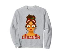 Lebanese Girl Lebanon Flag Lebanese Girlfriend Wife Felpa