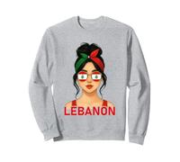 Lebanese Girl Lebanon Flag Lebanese Girlfriend Wife Felpa