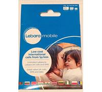 Lebara 3 G/4G multi SIM ricaricabile internazionale SIM Card - includes Nano/Micro/standard 3-in-1 SIM