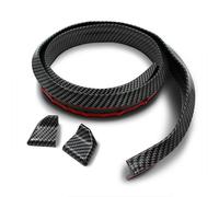 Lebbra spoiler universale in gomma ottica aletta posteriore - carbone S004