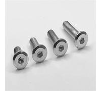 LEBEE Zixinz-Viti a brugola 20pcs M6/M8 Vite di mobili esagonali a Testa Rotonda Piatta Grandi Piatti Teste del Tappo del Tappo bullone Flangia 10-90 mm, Resistenza alla corrosione (Size : M8x50)