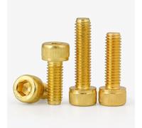 LEBEE Zixinz-Viti a brugola M2 M2.5 M3 M4 M5 Vita a Vite a Vite Esagonale a Vite Esagonale in Oro in Titanio Lunghezza 4-30 mm, 10pc, 10pcs, Resistenza alla corrosione (Size : M3x6mm(FT) 10PCS)