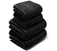 LEBENGOOD - Set Asciugamani Bagno 4 Pezzi - 2 Asciugamani Viso 50x90 cm + 2 Teli Doccia Grandi 70x140 cm - 100% Cotone Spugna OEKO-TEX® - Extra Morbidi Super Assorbenti - Ideali Casa Hotel Spa