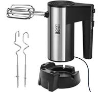 LEBENLANG 400W Sbattitore elettrico - 5 velocità e turbo incl. Supporto I Fruste elettriche Frullino elettrica per dolci I Frusta da cucina professionale Montapanna Batidora eléctrica hand mixer