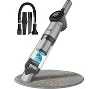 LEBENLANG Aspirabriciole Senza Fili Potente 17000PA - Incl. Supporto | Incl. Potente Batteria & Con Funzione Di Ricarica & HEPA Filtro I Aspirapolvere Auto Portatile Mini Aspira Briciole Elettrico