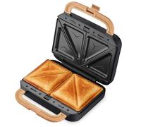 LEBENLANG Sandwich maker 3 in 1 - 750 W, con timer e inserti per sandwich e waffle, tostapane per sandwich e panino, tostapane e panini presses Waffle maker