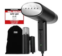 LEBENLANG Steamer - Piastra a vapore da viaggio, compatta pieghevole e con set da viaggio