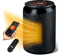 LEBENLANG Stufetta Elettrica Basso Consumo 2000W I Risparmio Energetico & Controllo App & WiFi & Ceramica I Termoventilatore Da Bagno Stufa Elettrica Caldobagno Scaldino Elettrico Stufe Scaldabagno