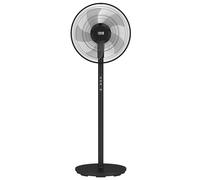 LEBENLANG Ventilatore a piantana - 60W & 5 modalità I 45 cm Oscillante con telecomando & display LED I Ventilatore silenzioso Electric fan da pavimento Standing fans notte Ventilatori da terra potente