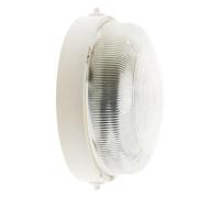 Lebenoid - Finestra Rotonda 1/4 Giro Impermeabile IP44 E27 Classe II - Ideale per Illuminazione Esterna, Locale Tecnico o Garage - Supporta Lampadina 100W Max Non Inclusa - Bianco