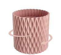 Lebenrich Portamatite rotante per scrivania, 5 scomparti, organizer unico rosa, accessori artistici da scrivania per donne e ragazze, portapenne per ufficio e casa