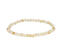 Lebensquelle Plus | Bracciale con gemme sfaccettate 4 mm | 19 cm di lunghezza | Include carta gemme | Gemme vere, Mittelgroße, Pietra, Gemma