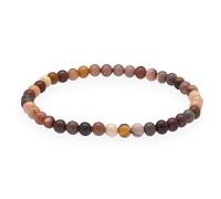 Lebensquelle Plus Bracciale con piccole palline | 4-5 mm | Bracciale in pietra preziosa superiore, 19 cm, flessibile, 19 centimeters, Gemma