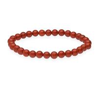 Lebensquelle Plus Bracciale con sfere da 6 mm, bracciale con pietre preziose di alta qualità, elastico, Mittelgroße, Pietra, Vari