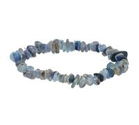 Lebensquelle Plus Bracciale speciale a schegge | Bracciale elastico artigianale a schegge | Vera pietra naturale (Cianite (Disthene))