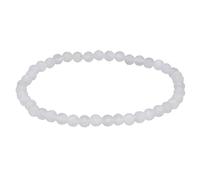 Lebensquelle Plus Braccialetto con gemme sfaccettate, 4 mm, lunghezza 19 cm, con carta di gemme, pietre vere, Mittelgroße, Pietra, Gemma