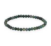 Lebensquelle Plus Mini bracciale con perline 4-5 mm (Agata muschiata)