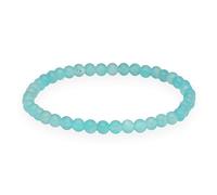 Lebensquelle Plus Mini bracciale con perline | 4-5 mm | Bracciale in pietra preziosa di alta qualità (Amazonite)
