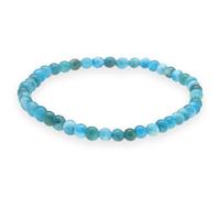 Lebensquelle Plus Mini bracciale con perline | 4-5 mm | Bracciale in pietra preziosa di alta qualità (Apatite)