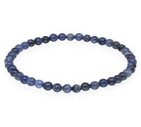 Lebensquelle Plus Mini bracciale con perline | 4-5 mm | Bracciale in pietra preziosa di alta qualità (Dumortierite)