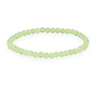 Lebensquelle Plus Mini bracciale con perline | 4-5 mm | Bracciale in pietra preziosa di alta qualità (Giada cinese)