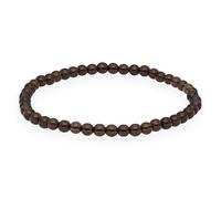 Lebensquelle Plus Mini bracciale con perline 4-5 mm (Quarzo fumé)