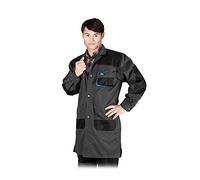Leber&Hollman LH-FMN-C_SBNL - Grembiule protettivo, taglia L, colore: Nero/Blu