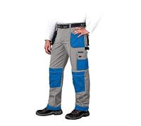 Leber&Hollman LH-FMN-T_JSNB46 - Pantaloni di protezione, taglia 46, colore: Grigio chiaro/Blu/Nero