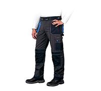 Leber&Hollman LH-FMN-T_SBN52 - Pantaloni di protezione, taglia 52, colore: Grigio/Nero/Blu