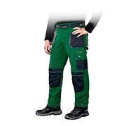 Leber&Hollman LH-FMN-T_ZBS60 - Pantaloni di protezione, taglia 60, colore: Verde/Nero/Grigio