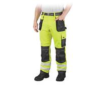 Leber&Hollman LH-FMNX-T_YSB48 - Pantaloni protettivi, Taglia 48, Colore: Giallo/Grigio/Nero