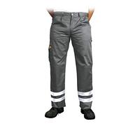 Leber&Hollman LH-VOBSTER_X_S52 Bivico - Pantaloni, taglia 52, colore: Grigio/Blu acciaio
