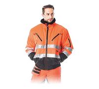 Leber&Hollman LH-XVERT-J_PBXXXL - Giacca imbottita taglia XXXL, colore: Arancione/Nero