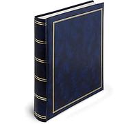 Album Foto 25x30cm 40fg In Cartoncino C-Velina Copertina Vinile Blu | Lebez