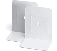 Lebez 088B Coppia Fermalibri In Metallo Bianco Verniciato 088b-Leb