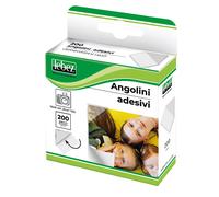 LEBEZ - 180L - Angoli adesivi per foto - trasparente - Lebez - conf. 200 pezzi - 50099 - Conf. da 1 Pz.