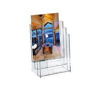 LEBEZ - 5024 - Portadepliant - plasticca trasparente - 23x33x14 cm - Lebez - 37869 - Conf. da 1 Pz. - 5024