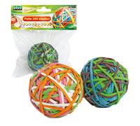 LEBEZ - 50900. - Elastici - diametro 5 cm - colori assortiti - Lebez - sfera da 200 elastici - 57977 - Conf. da 1 Pz. - 50900.