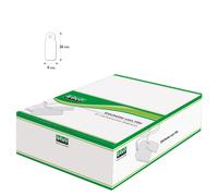 LEBEZ - A384 - Etichette con filo A384 - 9 x 24 mm - bianco - Lebez - conf. 1000 pezzi - 26662 - Conf. da 1 Pz.