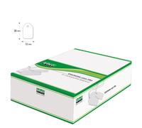 LEBEZ - A387 - Etichette con filo A387 - 13 x 20 mm - bianco - Lebez - conf. 1000 pezzi - 26667 - Conf. da 1 Pz.