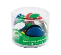 Lebez Bacheca Magnetica Multicolore con 60 Magneti