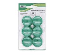 LEBEZ blister 12 magneti mr-30 verde diam. 30mm
