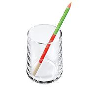 LEBEZ - 1686 - Portapenne a bicchiere - 7 x 10 cm - acrilico - trasparente - Lebez - 26513 - Conf. da 1 Pz. - 1686