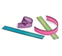 Lebez Righello Flessibile 30Cm Disegno Tecnico-Righe E Squadre, Multicolore, 8002787035895