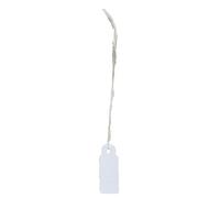 Etichette con filo A386 - 13x34 mm - bianco - Lebez - conf. 1000 pezzi